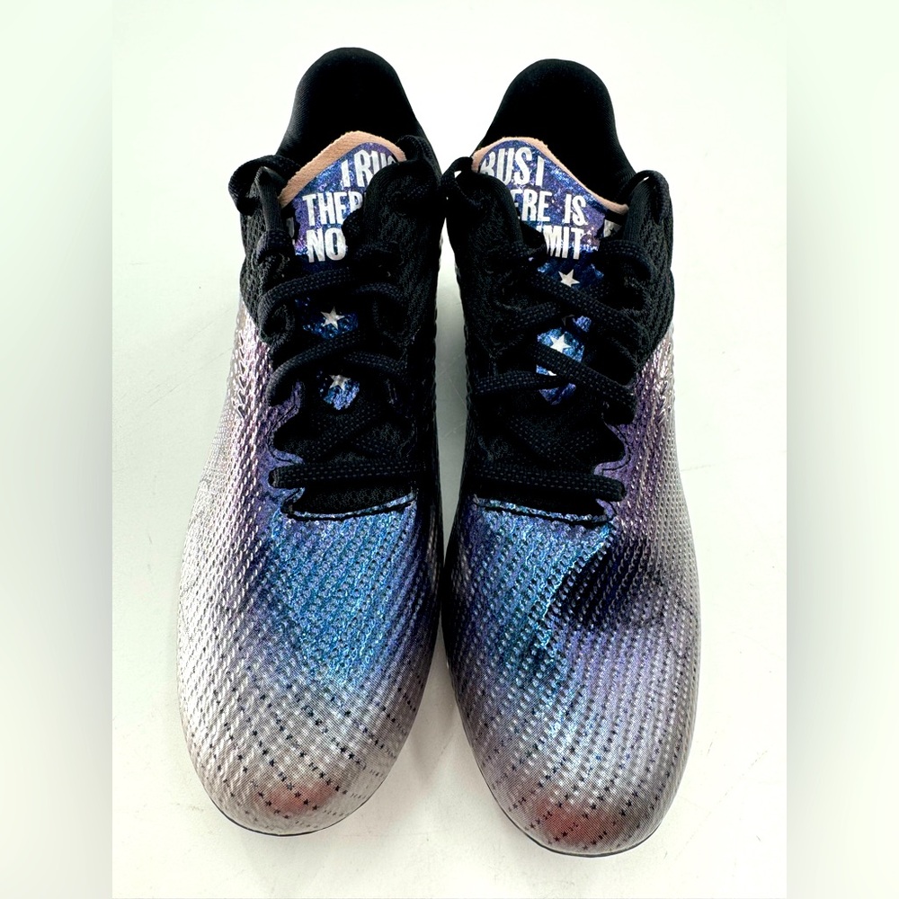 Under Armour Lacrosse Cleats Blur Smoke Iridescent 3025123-002 Women Size 8.5